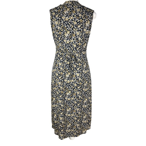 Free People Knit Floral Boho Midi Travel Cottagecore Coastal Peasant Dress - Picture 3 of 6